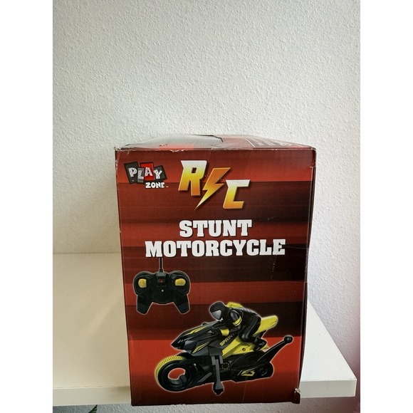 RC Play Zone Stunt Motorcycle Remote Control New Never Used - Picture 2 of 6